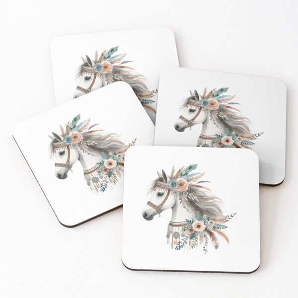 Item preview, Boho Horse Design Freyjas Favor Freyjugripur Norse Mythology designed and sold by dcohea.