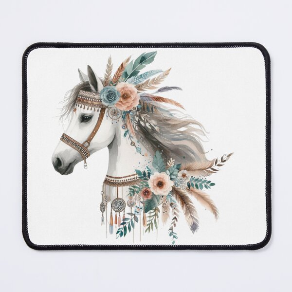 Item preview, Boho Horse Design Freyjas Favor Freyjugripur Norse Mythology designed and sold by dcohea.