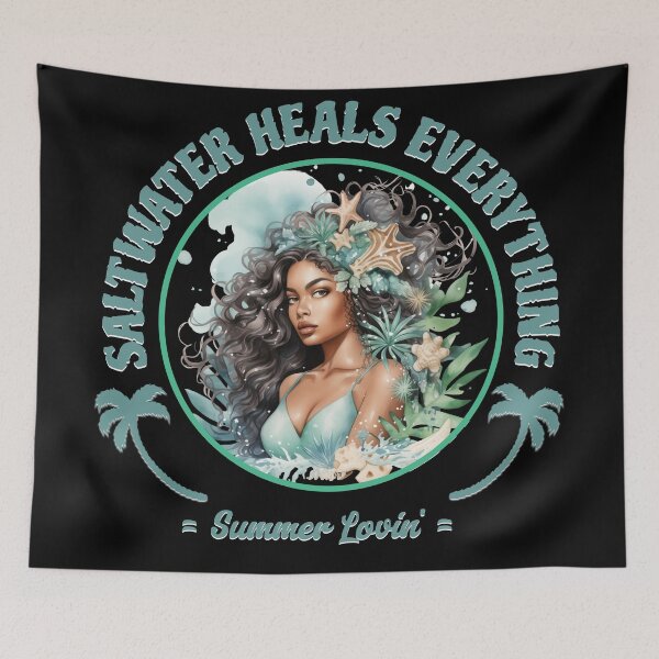 Item preview, Saltwater heals everything designed and sold by MarblesManaged.