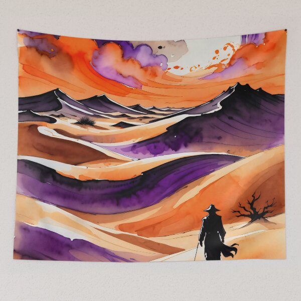 Item preview, Desert Explorer at Night designed and sold by ByteyCreatives.