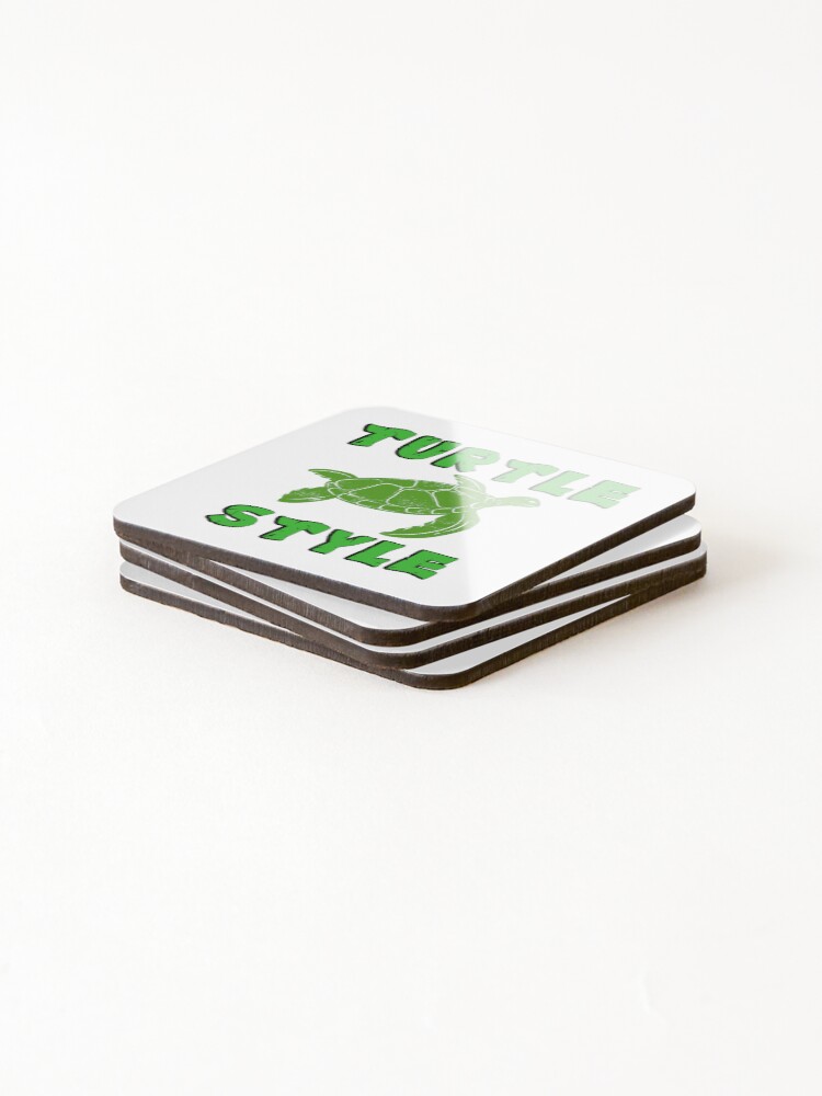 Thumbnail 4 of 5, Coasters (Set of 4), Turtle Style designed and sold by Designfs.