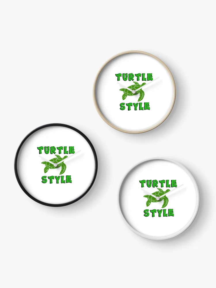 Thumbnail 3 of 4, Clock, Turtle Style designed and sold by Designfs.