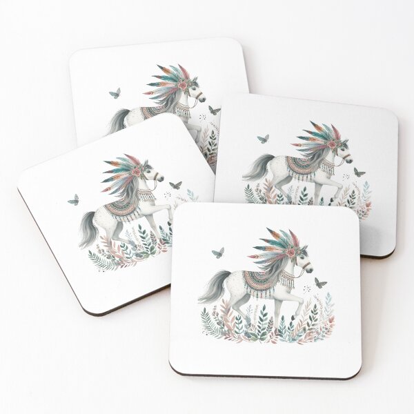 Item preview, Boho Horse Design Freyjas Favor Freyjugripur Norse Mythology designed and sold by dcohea.