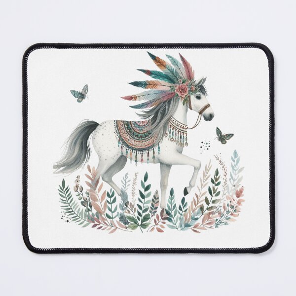 Item preview, Boho Horse Design Freyjas Favor Freyjugripur Norse Mythology designed and sold by dcohea.