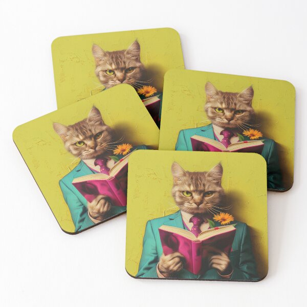 Item preview, A clever romantic cat designed and sold by PixcelStudioB.