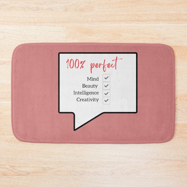 Item preview, 100 % perfect Mind Beauty Intelligence Creativity designed and sold by GusiaTreasures.