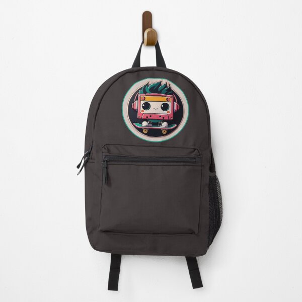 Item preview, Kawaii Cassette Illustration | Colorful Circular Design | Skateboard and Headphones Art | Cute Retro Vibes designed and sold by GALUMARKET.