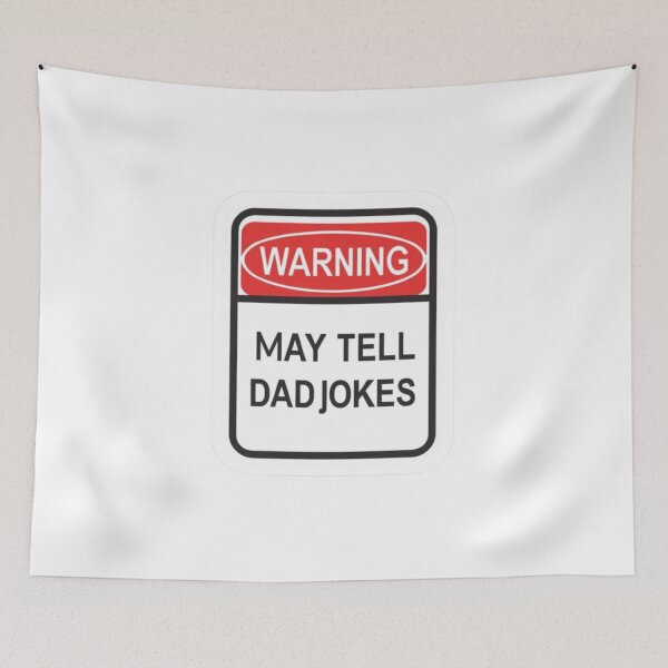 Item preview, Warning May Tell Dad Jokes  designed and sold by CharmStudio.