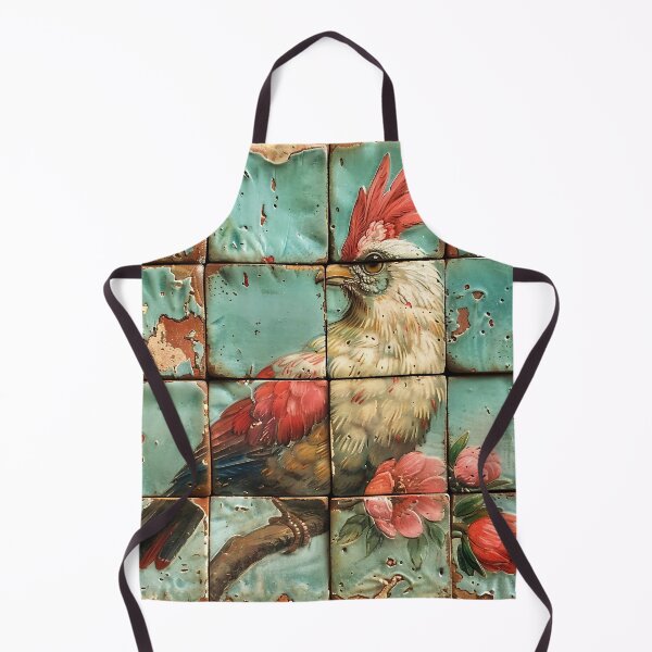 Item preview, Ceramic Bird Mosaic with Floral Accents designed and sold by stevepmp.