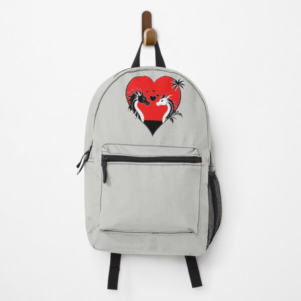 Item preview, Black and White Dragons in Love in a Red Heart designed and sold by Beachy.