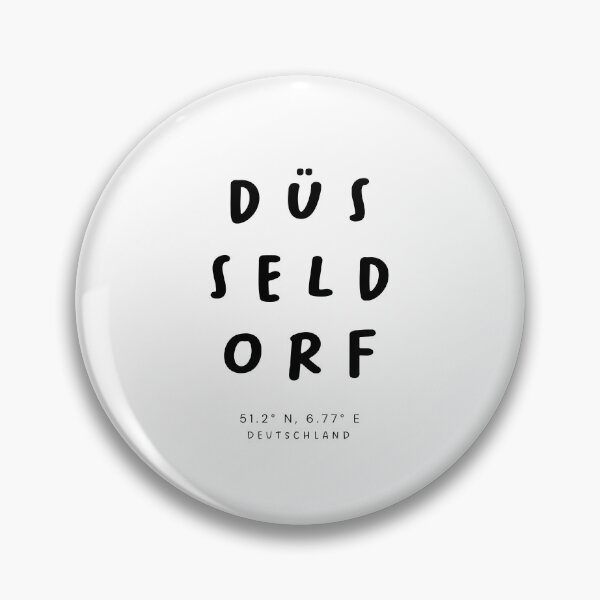 Item preview, Düsseldorf | Typography Design | Design Map Coordinates designed and sold by RM-Journey.