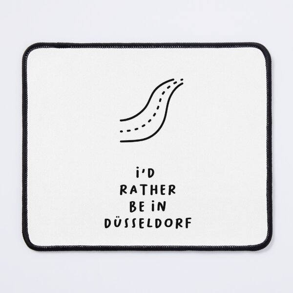 Item preview, I'd Rather be in Düsseldorf | Typography Design | Minimalist Aesthetic designed and sold by RM-Journey.