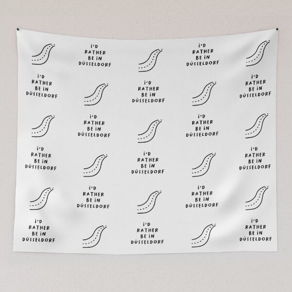 Item preview, I'd Rather be in Düsseldorf | Typography Design | Minimalist Aesthetic designed and sold by RM-Journey.