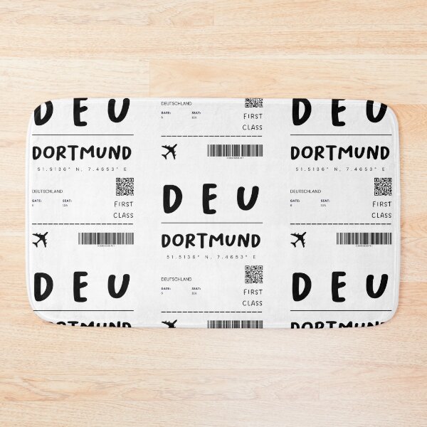 Item preview, Dortmund | Plane Ticket Design | Traveling | Tourists designed and sold by RM-Journey.