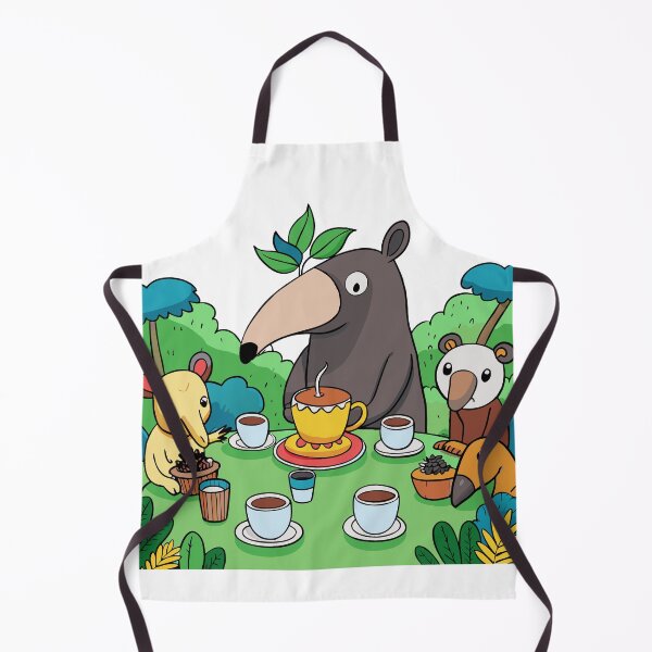 Item preview, Fluffy Tapir Hosting a Tea Party designed and sold by omerfdln34.