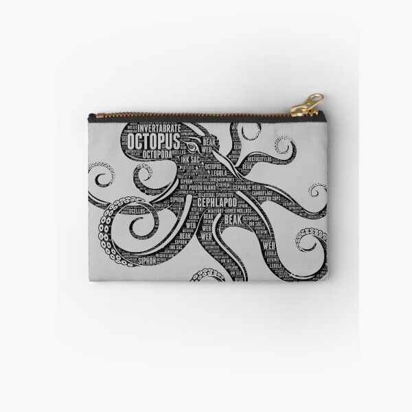 Item preview, WORDY BLACK OCTOPUS designed and sold by OBJETDART.
