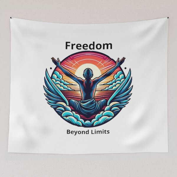Item preview, Freedom Beyond Limits: Transcending Boundaries and Embracing Endless Possibilities designed and sold by 0penvimark.