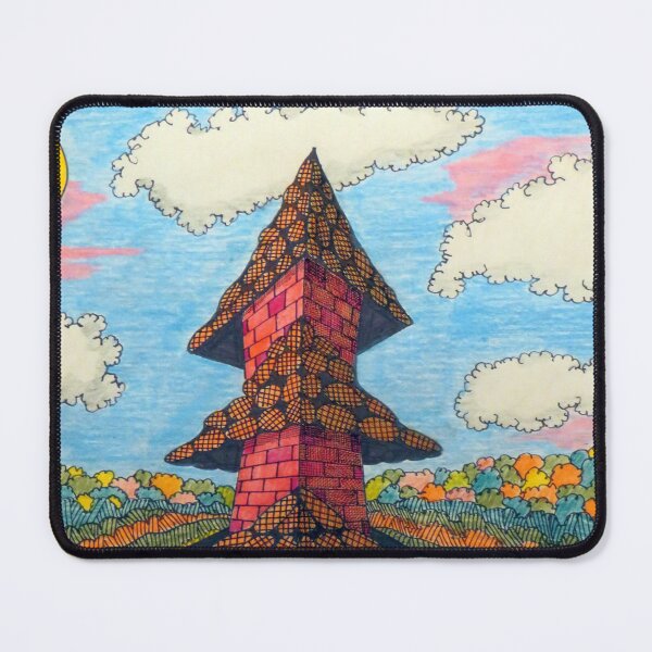 Item preview, 841 - PAGODA DESIGN - DAVE EDWARDS - COLOURED PENCILS - 2024 designed and sold by BLYTHART.