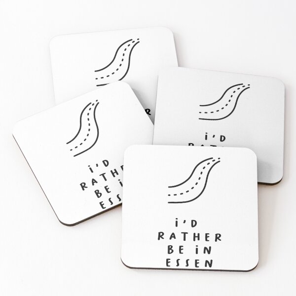 Item preview, I'd Rather be in Essen | Typography Design | Minimalist Aesthetic designed and sold by RM-Journey.