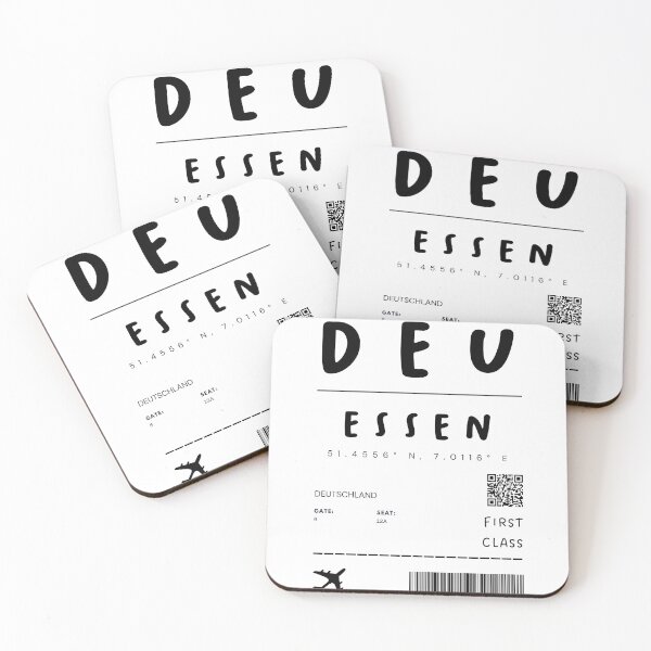 Item preview, Essen | Plane Ticket Design | Traveling | Tourists designed and sold by RM-Journey.