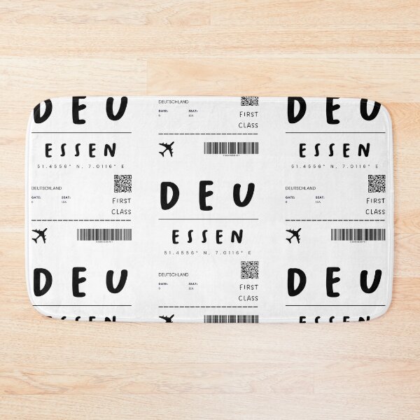 Artikelvorschau, Essen | Flugticket Design | Reisen | Touristen entworfen und verkauft von RM-Journey.