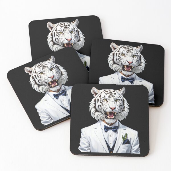 Item preview, White Tiger Bond designed and sold by JackrabbitPub.