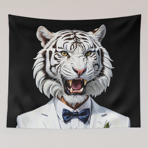 Item preview, White Tiger Bond designed and sold by JackrabbitPub.
