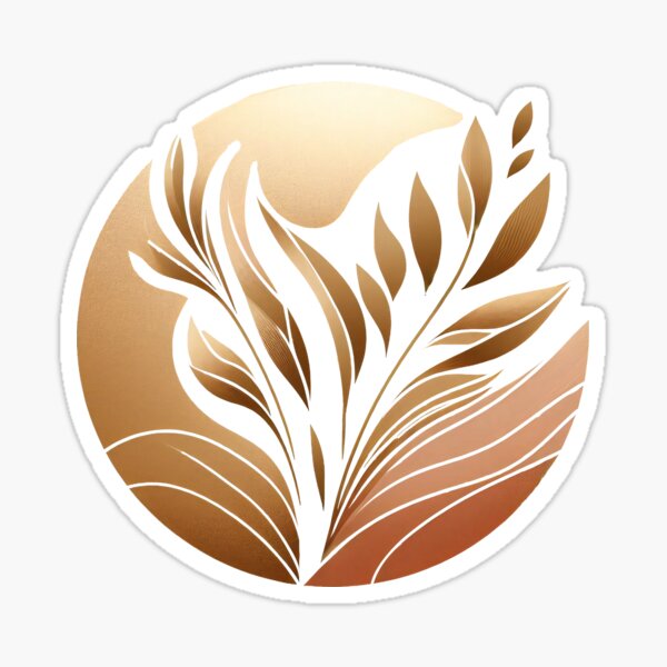Item preview, Golden Flourish: Nature’s Artistry designed and sold by Pixel Perfect.