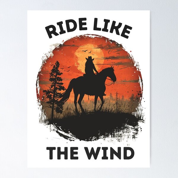 Item preview, Ride Like the Wind: Sunset Horseback Adventure designed and sold by MyDearWorld.