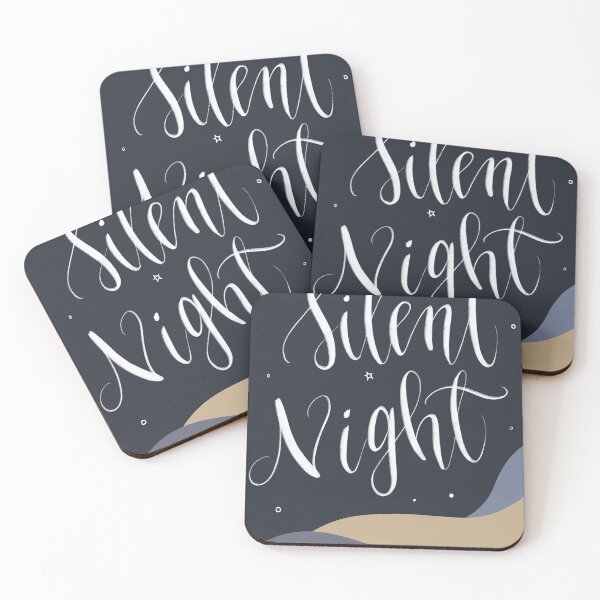Item preview, Silent Night Christmas art Christian Holy Night designed and sold by stellaerosae.