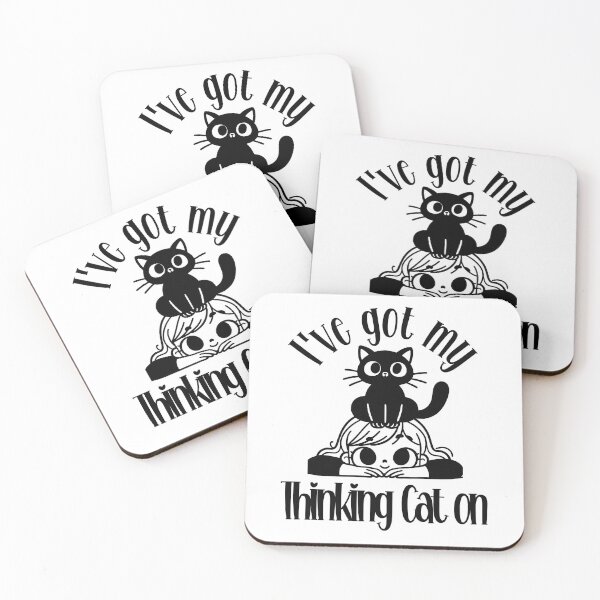 Item preview, I've got my Thinking Cat on designed and sold by Fr0mtheMachine.