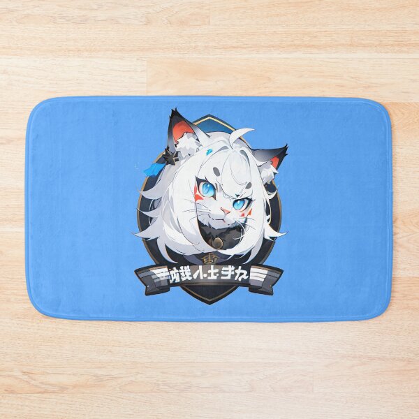 Item preview, White Feline Guardian Emblem Under Blue Sky designed and sold by fahrent.