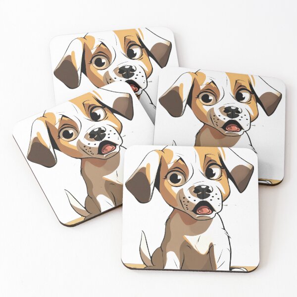 Item preview, cartoon complaining puppy designed and sold by OxiSkor.