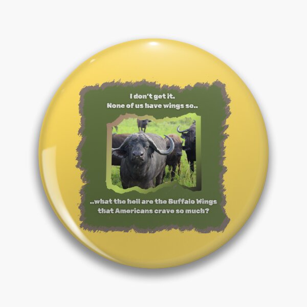 Artikelvorschau, Buffalo Wings Lustiges Design entworfen und verkauft von CoyoteGifts.