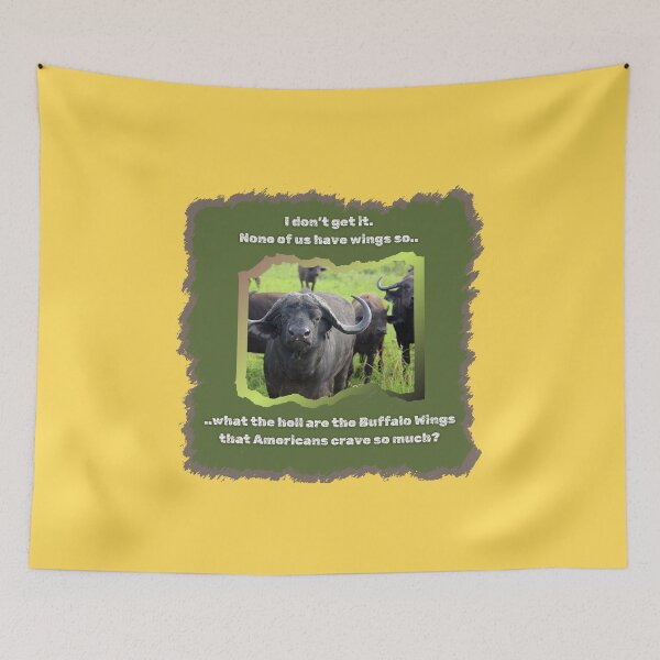 Item preview, Buffalo Wings Funny Design  designed and sold by CoyoteGifts.