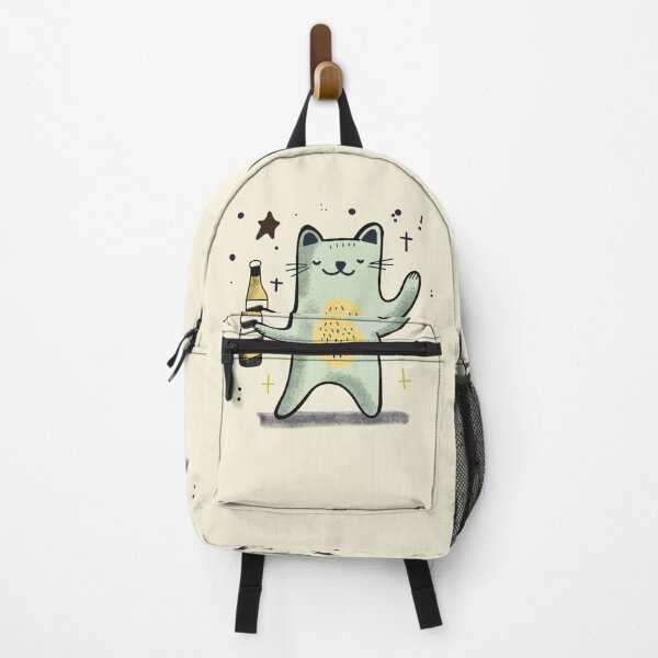 Item preview, The drinking and dancing Cat designed and sold by pmdcreations.