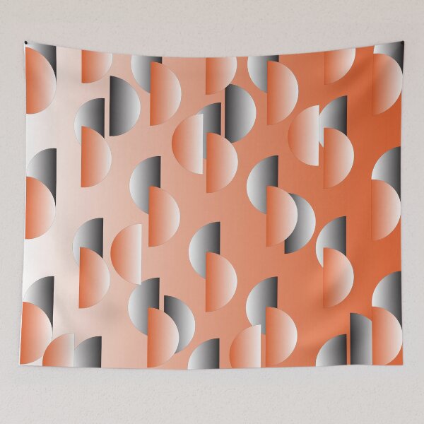 Item preview, Half Circles in Orange designed and sold by LornaHamel.