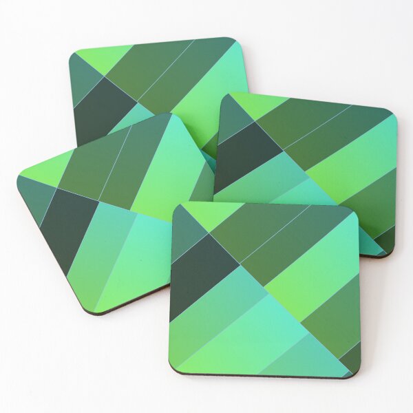 Item preview, Multiple Green Shades Of Rectangle Bar Boxes designed and sold by EvergreenMotifs.