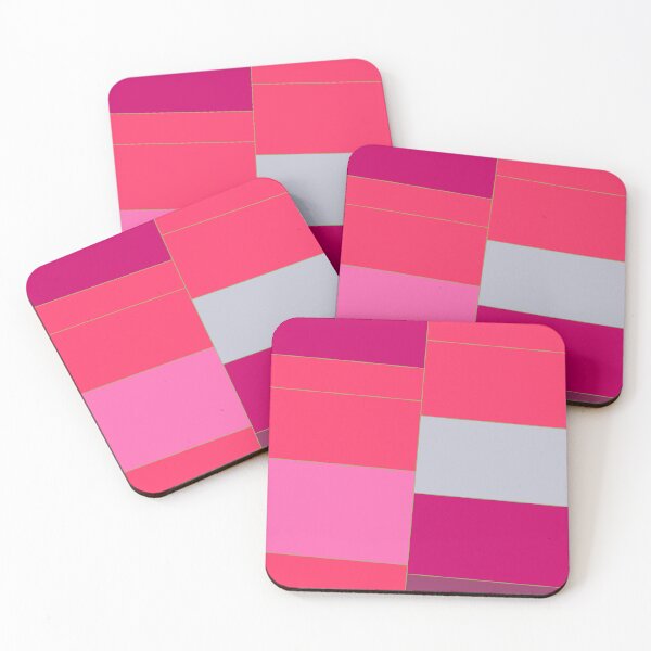 Item preview, Multiple Pink Shades Of Rectangle Bar Boxes designed and sold by EvergreenMotifs.