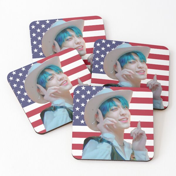 Item preview, Bandera americana de Soobin designed and sold by Diana Moreno.