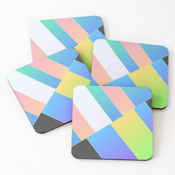 Item preview, Rainbow Multiple Color Shades Of Rectangle Bar Boxes designed and sold by EvergreenMotifs.
