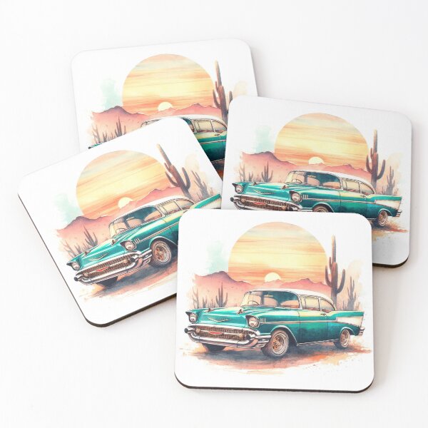 Item preview, Teal and White 57 Chevy designed and sold by Libretti.
