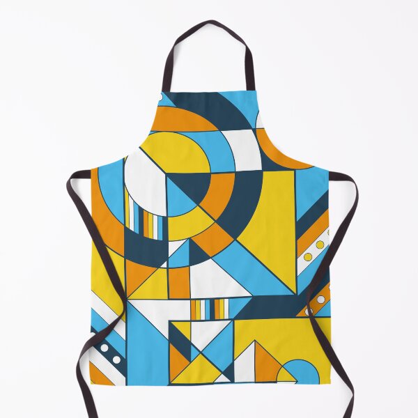 Item preview, AroAce Sunset Pride Abstract Geometric Orange Yellow Blue designed and sold by JoyfulJen.