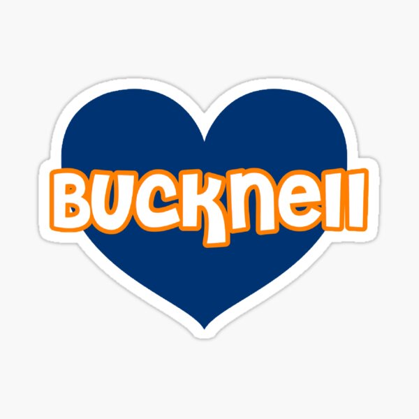 Item preview, Bucknell heart designed and sold by stickersandsuch.
