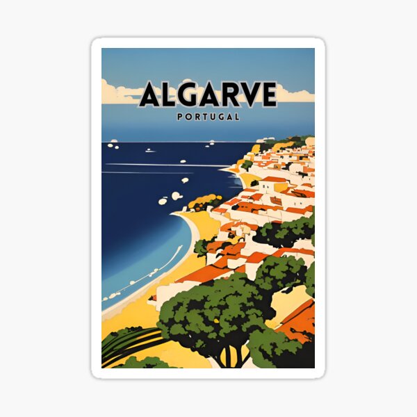 Artikel-Vorschau von Algarve Portugal Vintage Reisen, designt und verkauft von ZionPosteria.