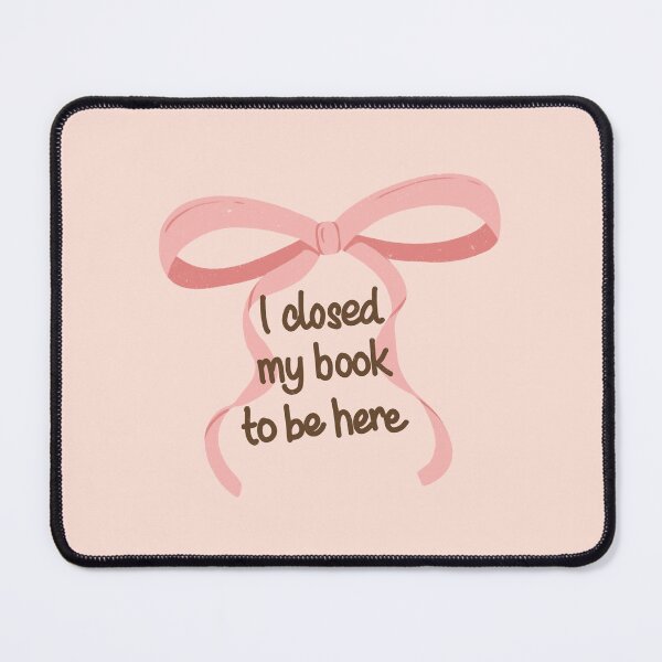 Item preview, I closed my book to be here with a bow designed and sold by Zorana Stevanovic.