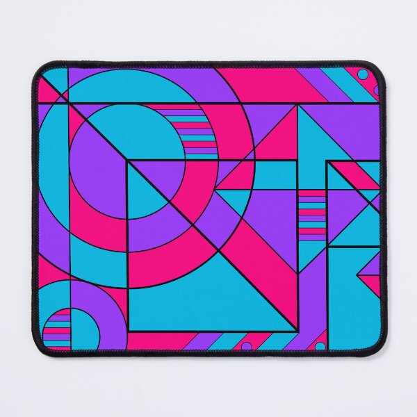 Item preview, Androgyne Pride Abstract Geometric Pink Purple Blue designed and sold by JoyfulJen.