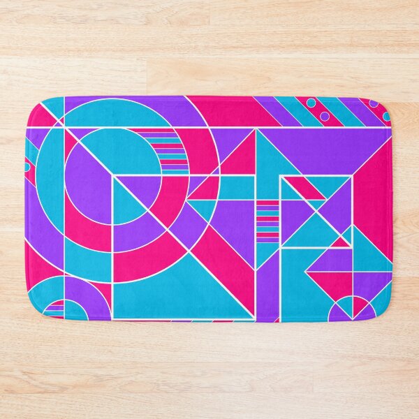Item preview, Androgyne Pride Abstract Geometric Pink Purple Blue designed and sold by JoyfulJen.