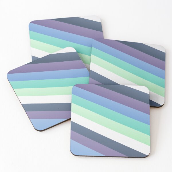 Item preview, Varying Striped Lines Parallel Rainbow Color Strips designed and sold by EvergreenMotifs.