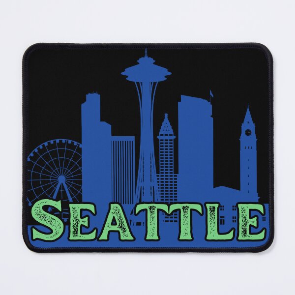 Artikelvorschau, Skyline von Seattle entworfen und verkauft von Blue-Dazzle.